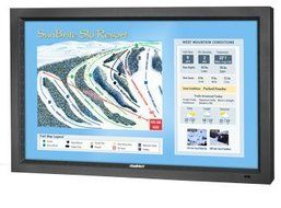 All-Weather Outdoor 47 In. 1080p Landscape LCD HDTV in Black