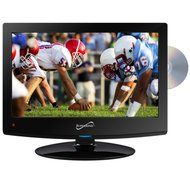 Supersonic SC-1512 LED HDTV 15 Black W/Built-in DVD Player USB &amp; Dual Tuner Consumer Electronics