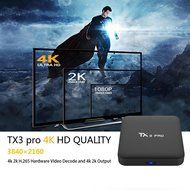 Kekilo TX3 Pro Kodi 16.1 Pre-installed Amlogic S905X Android 6.0 Quad Core TV Box 1G/8G 4K HD WiFi Google Streaming... N3