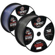 T-Spec V10SW12125-BK 12-Gauge Speaker Wire 125ft Marine Compliant Black Consumer Electronics