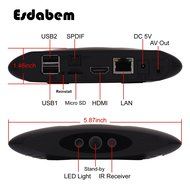 Android TV Box Fully Loaded &ndash; [1GB+16GB+Bluetooth 4.0] Kodi 16.1 XBMC, [2017 Esdabem Unique Newest Design] Support... N5