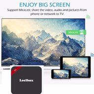 Leelbox Q1 Android TV Box (Preloaded Kodi 16.0 RK3229 Quad-core Cortex A7 CPU 1GB DDR/8GB Flash 1.5GHz WiFi 3D... N4