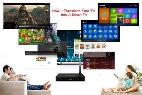 T8 PLUS Android TV box Streaming media player S812 16GB! 2K-4K HD HDMI RCA N2