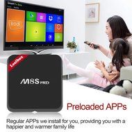 [Professional]Leelbox m8s Pro Android 6.0 tv box Kodi16.1 Fully Loaded Amlogic S905X Quad Core CPU 64Bits 2G/8G... N2