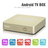 AKASO HM8 Android 6.0 TV Box Kodi 17.0 Pre-Installed Amlogic S905X 64 Bit Quad-core, 1 GB DDR3 8 GB EMMC Support... N2