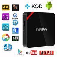 T95N Mini Mx Pro Tv Box Amlogic S905 Quad Core Android 5.1 1G/8G/4K Kodi 16.0 Fully Loaded HD 3D WIFI Streaming...