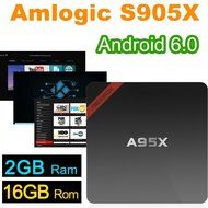 &#12304;2GB RAM+16GB ROM&#12305;Evangel Android 6.0 4K Smart TV Box A95X Amlogic S905X Quad Core Cortex A53 2.0GHz 64bit HD... N7