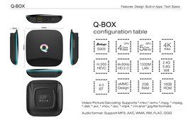 Guleek Qbox Amlogic S905 Quad Core Smart Android TV BOX 4K KODI XBMC Sports Movies Streaming Player Bluetooth... N3