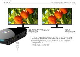 Guleek Qbox Amlogic S905 Quad Core Smart Android TV BOX 4K KODI XBMC Sports Movies Streaming Player Bluetooth... N4