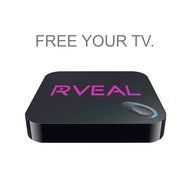 Rveal Streaming Media Player &amp; Android Smart TV Box with Upgraded Rveal Mini Touchpad Remote &amp; Keyboard N8