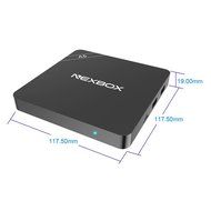 NEXBOX A5 TV Box Android 6.0 Amlogic S905X Quad Core 2.0GHz 64 bit Kodi 16.1 Fully Loaded 2G/16G HDMI 2.0a 4k... N6