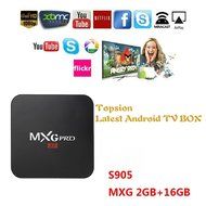 Smart TV BOX Topsion 4K Improved Version Mini PC Streaming Media Player S905 Quad Core MXG Pro 2GB RAM/16GB ROM...