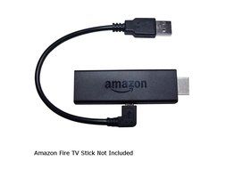 ChargedByTV USB 6" power cable for Streaming Media Devices like Chromecast and Roku N4