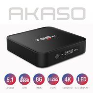 AKASO T95M Android TV Box 4K Kodi Fully Loaded Amlogic S905 Quad Core 1GB RAM 8GB Flash, 3D HDMI With LED Display...