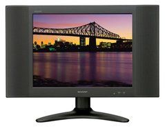 Sharp Aquos LC-15B2UB 15-Inch Flat-Panel LCD TV, Black