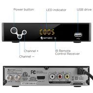 Digital Converter, Ematic Digital TV Converter Box with Recording, Playback, &amp; Parental Controls [ AT103B ] N3