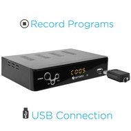 Digital Converter, Ematic Digital TV Converter Box with Recording, Playback, &amp; Parental Controls [ AT103B ] N6