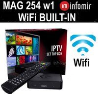 MAG 254 IPTV Full HD 3D Media Streamer STB - WiFi &amp; HDMI Bundle Pack 2016 v2.7 Model