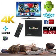 (2017 Leelbox Q1 Master Android TV Box Android 6.0 S905X Quad-core Cortex-A53 1GB RAM/8GB ROM Kodi 16.1 WIFI 2.4... N2