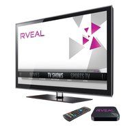 Rveal Streaming Media Player &amp; Android Smart TV Box with Upgraded Rveal Air Mouse Remote &amp; Keyboard N3