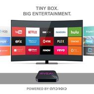 Rveal Streaming Media Player &amp; Android Smart TV Box with Upgraded Rveal Air Mouse Remote &amp; Keyboard N5
