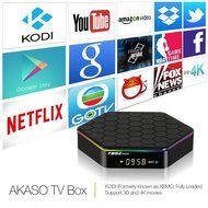 AKASO T95Z PLUS TV BOX 4K KODI Pre-installed Android 6.0, Amlogic S912 Octa Core 2GB DDR3 16GB EMMC Flash, 2.4G...