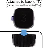 ReliaMount Roku Mount (Compatible with Roku 3, Roku 2, Roku 1, and Roku LT) N2