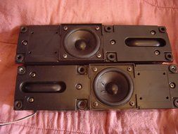 Sharp 1 Pair Left and Right Speakers Fits Model Lc-37d4u Flat Screen Tv