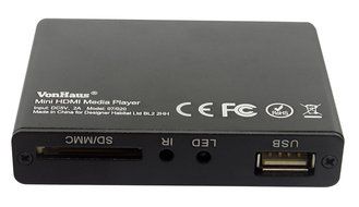 VonHaus 1080p HD TV Mini Media Player - MKV - Play any file from USB HDDs/Flashdrives/Memory Cards - HDMI and...