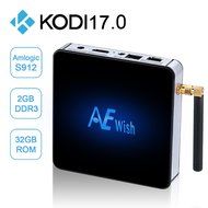 ANEWISH Kodi Box, Android 6.0 Tv Box Streaming Media Player Amlogic S912 Octa Core 2G/32G 4K 1000M Ethernet, Fully...