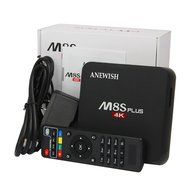 ANEWISH Kodi Box, Android 6.0 Tv Box Streaming Media Player Amlogic S912 Octa Core 2G/32G 4K 1000M Ethernet, Fully... N15