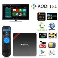 NEXBOX A95X Android 6.0 TV Streaming Media Player Box [2GB/8GB/4K/BT4.0] Amlogic S905X 64Bit Quad core CPU-Penta...