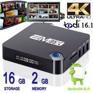 SUPVIN 2GB/16GB EM95X Android 6.0 TV box 4K Amlogic S905X Quad Core ARM Cortex A53 @2GHz KODI 16.1 Fully loaded...
