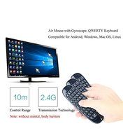 ProChosen C120 2.4 G Mini Wireless Fly Air Mouse with Qwerty Keyboard Gyroscope Remote Control for Kodi Android... N4