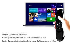 ProChosen C120 2.4 G Mini Wireless Fly Air Mouse with Qwerty Keyboard Gyroscope Remote Control for Kodi Android... N5