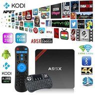 NPET NEXBOX A95X Android 6.0 S905X TV Box 2GB/16GB with Wireless Black Keyboard