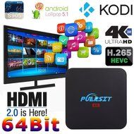Puersit Q2 Pro Android 5.1 Wifi TV Box with 16.0 Quad Core 1GB/8GB and 4K Smart Media Player