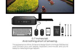 Henscoqi T95M Android TV Box Amlogic S905X KODI Pre-installed Quad Core CPU 4K HD 6.0 Marshmallow WiFi 3G 1080P... N6