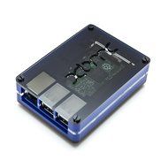 Raspberry Pi 3 Based - Extreme Xbmc Kodi Media Center - Blue Case - Bundle with Wireless Keyboard/Touchpad N2