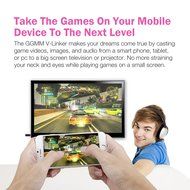 GGMM V-Linker 2.4G HDMI Streaming Media Player, Wireless Wi-Fi Display Dongle. Easily Mirror Videos/Photos/Docs... N7