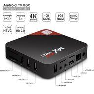 Fxexblin MX Pro Android 5.1 TV Box Amlogic S905X Quad Core 4K 3D Kodi 1G/8G WiFi HDMI Smart Media Player N2