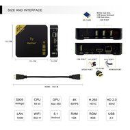 Smart TV BOX, Android 5.1 Mostfeel Quad Core CPU Amlogic S905 1GB/8GB 4K Ultra HD HDMI Streaming Media Player... N5