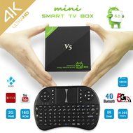 Smart TV BOX, Android 5.1 Mostfeel Quad Core CPU Amlogic S905 1GB/8GB 4K Ultra HD HDMI Streaming Media Player... N8