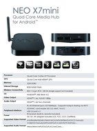 Minix NEO X7 MINI Streaming Media Player (Black) N2