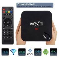 MXⅢ Android TV Box Amlogic S812 CPU Octa core GPU Android 4.4 1G / 8GB Fully Loaded Kodi Streaming Media Player N2