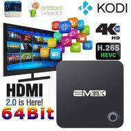 [Updated version EM95X]HONGYU Android 6.0 TV BOX HD KODI 16.0 Fully Loaded XBMC Amlogic S905X Quad Core 64bit... N5