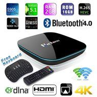 2016 NEWEST Richino Q Box Android 5.1 4K TV BOX Amlogic S905 2GB +16 GB With KODI 16.0 Bluetooth 4.0 ,2.4GHz/5GHz...