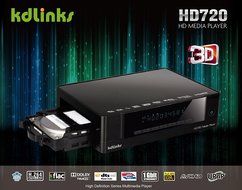 KDLINKS HD720 Extreme FULL HD 1080P 3D Media Player with Internal HDD Bay, Gigabit Network, Built-In Wifi N2