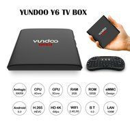 YUNDOO Y6 2G/32G TV Box Android 6.0 4K Smart OTT Box AML S905X Quad Core KODI 16.1 Fully Loaded Miracast Streaming...