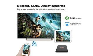 YUNDOO Y6 2G/32G TV Box Android 6.0 4K Smart OTT Box AML S905X Quad Core KODI 16.1 Fully Loaded Miracast Streaming... N8